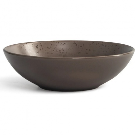 

Тарелка суповая DROPS серо-коричневый 18.6см