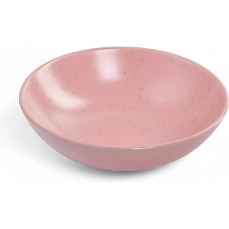 

Тарелка суповая DROPS розовый 18.6см