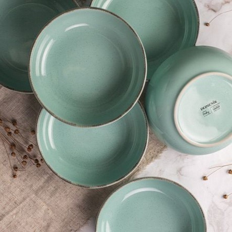 Тарелка суповая DAILY бирюзовый 18см - фото 9