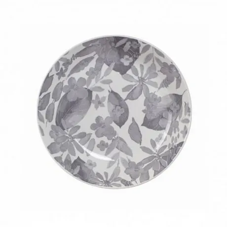 Тарелка суповая BLOOMING серая 20см
