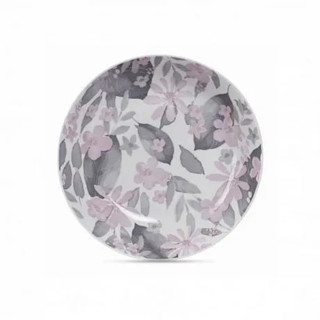 Тарелка суповая BLOOMING розовая 20см