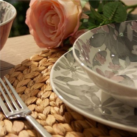 Тарелка суповая BLOOMING розовая 20см - фото 7