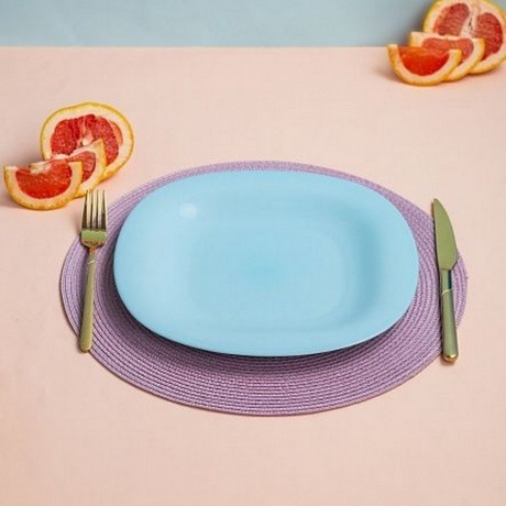 Тарелка обеденная КАРИН ПАРАДАЙЗ БЛЮ 27см - фото 4