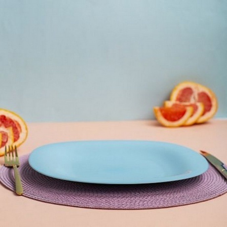 Тарелка обеденная КАРИН ПАРАДАЙЗ БЛЮ 27см - фото 5