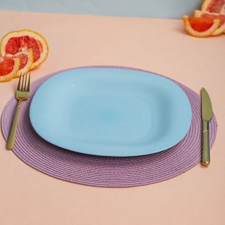 Тарелка обеденная КАРИН ПАРАДАЙЗ БЛЮ 27см - фото 6