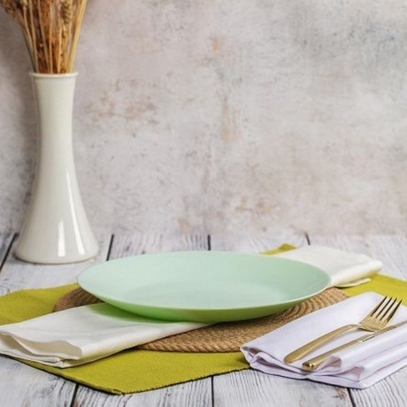 Тарелка обеденная ZELIE PARADISE GREEN 25см - фото 4