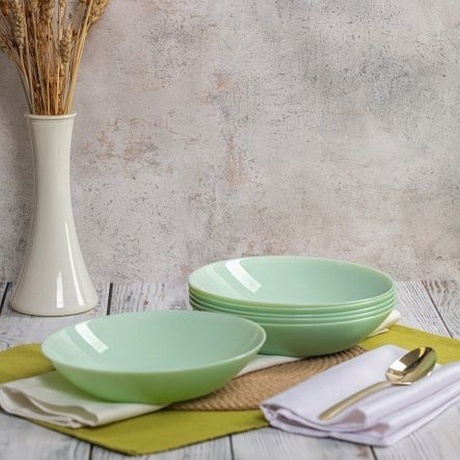 Тарелка обеденная ZELIE PARADISE GREEN 25см - фото 6