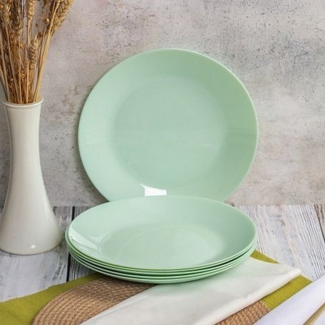 Тарелка обеденная ZELIE PARADISE GREEN 25см - фото 8