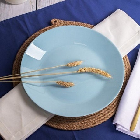Тарелка обеденная ZELIE PARADISE BLUE 25см - фото 5