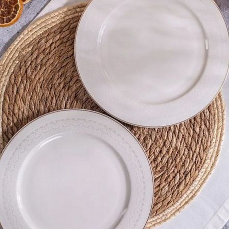 Тарелка обеденная WHITE LACE 25см - фото 5