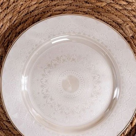 Тарелка обеденная WHITE LACE 25см - фото 8