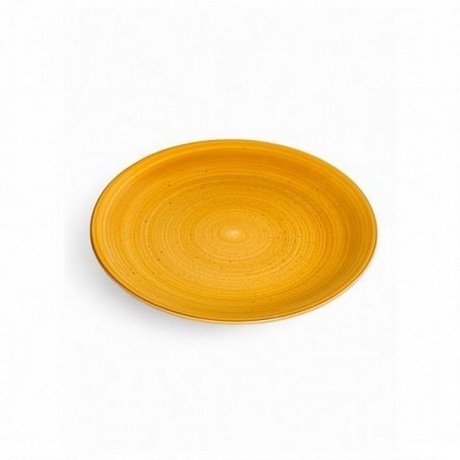Тарелка обеденная TWIST медовый 24.8см - фото 2
