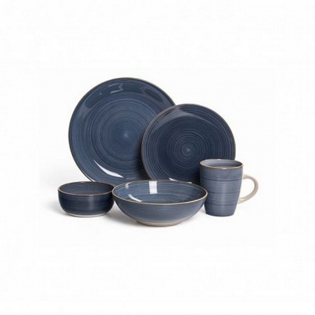 Тарелка обеденная TWIST грозовое небо 24.8см - фото 4