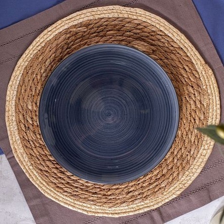 Тарелка обеденная TWIST грозовое небо 24.8см - фото 6