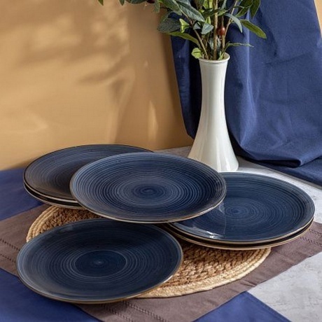 Тарелка обеденная TWIST грозовое небо 24.8см - фото 7