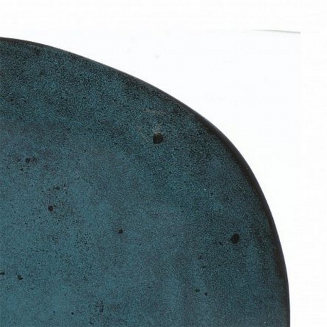 Тарелка обеденная STONE синий 26см - фото 3