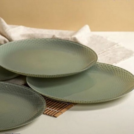 Тарелка обеденная SELESTI GREEN 25см - фото 5