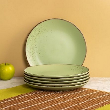 Тарелка обеденная OH!SPLASH зеленый 24см - фото 7