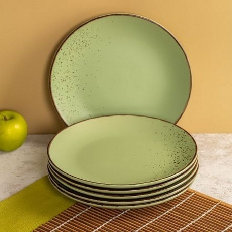 Тарелка обеденная OH!SPLASH зеленый 24см - фото 8