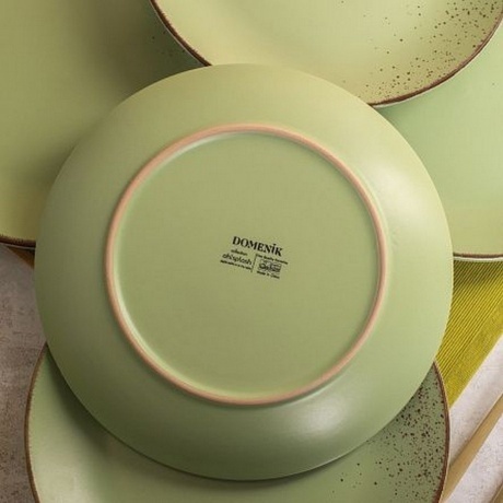 Тарелка обеденная OH!SPLASH зеленый 24см - фото 10