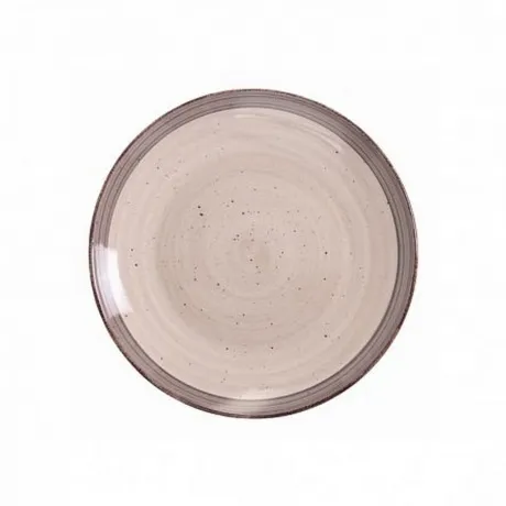 Тарелка обеденная MOOD кофейный 24.8см