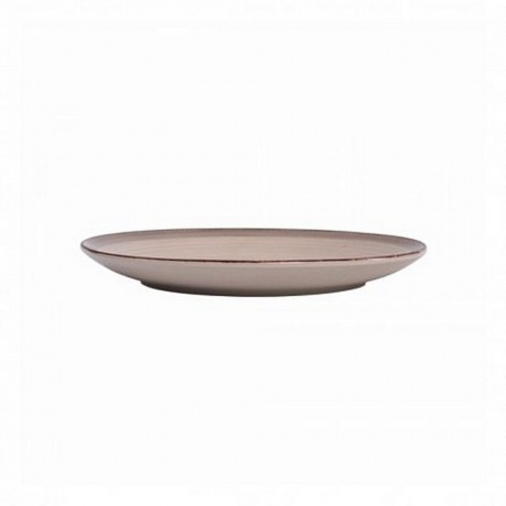 Тарелка обеденная MOOD кофейный 24.8см - фото 3