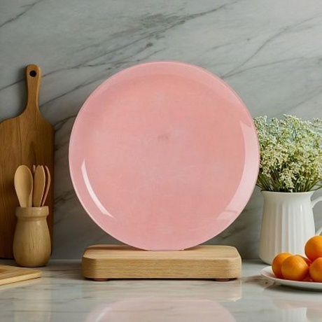 Тарелка обеденная MELITINA PINK 25см - фото 4