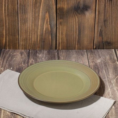 Тарелка обеденная HELEZONE GREEN 28см - фото 4
