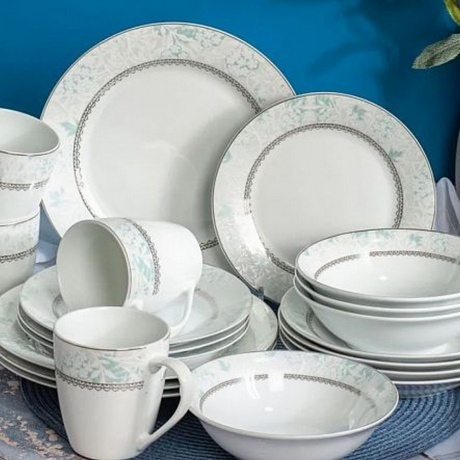 Тарелка обеденная FLORA 24см - фото 8