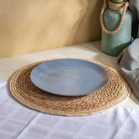 Тарелка обеденная FIESTA дымчато-голубой 25см - фото 5