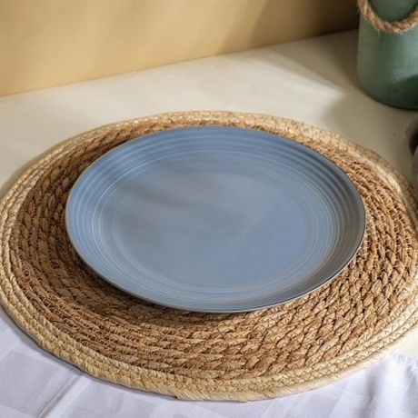 Тарелка обеденная FIESTA дымчато-голубой 25см - фото 6