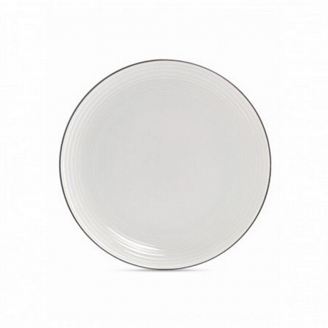 Тарелка обеденная FIESTA белый 25см - фото 1