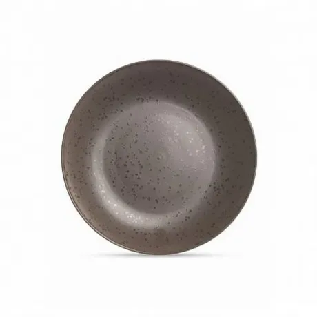 Тарелка обеденная DROPS серо-коричневый 24.8см