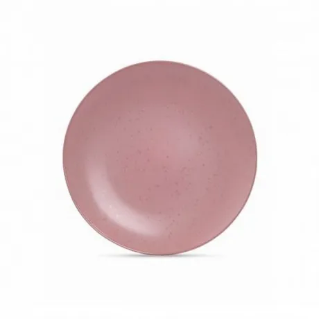 Тарелка обеденная DROPS розовый 24.8см