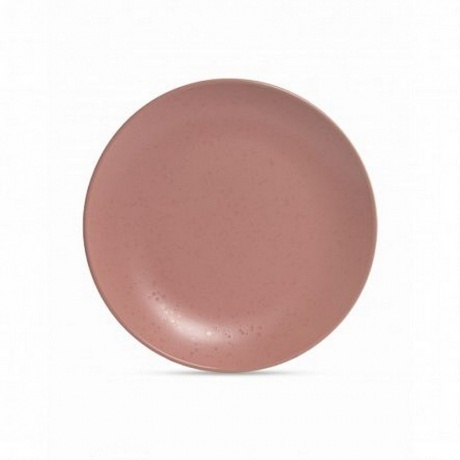 Тарелка обеденная DROPS розовый 24.8см - фото 4