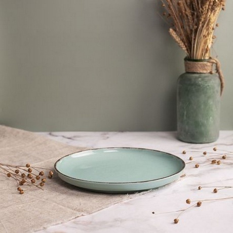 Тарелка обеденная DAILY бирюзовый 24см - фото 5