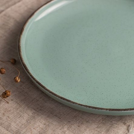 Тарелка обеденная DAILY бирюзовый 24см - фото 6