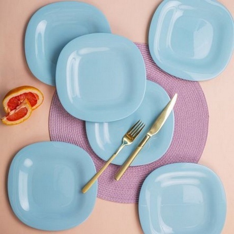 Тарелка десертная КАРИН ПАРАДАЙЗ БЛЮ 19.5см - фото 7