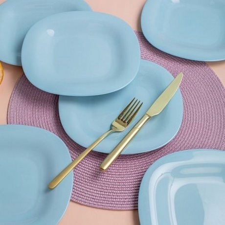 Тарелка десертная КАРИН ПАРАДАЙЗ БЛЮ 19.5см - фото 8