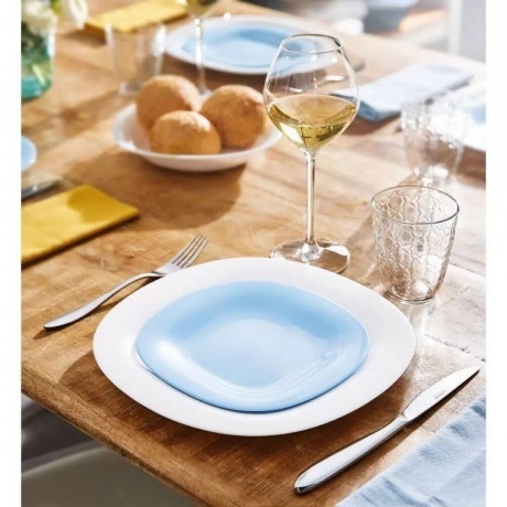 Тарелка десертная КАРИН ЛАЙТ БЛЮ 19см - фото 3