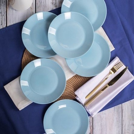 Тарелка десертная ZELIE PARADISE BLUE 18см - фото 9