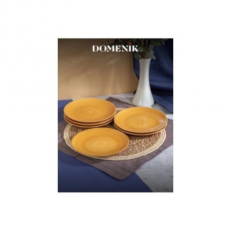 Тарелка десертная TWIST медовый 20см - фото 7