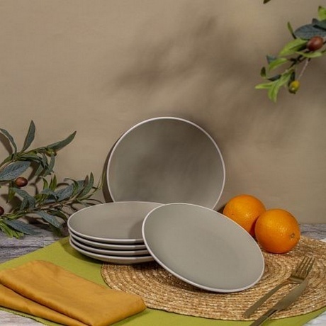 Тарелка десертная SCANDY OLIVE 19.3см - фото 3