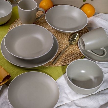 Тарелка десертная SCANDY OLIVE 19.3см - фото 9