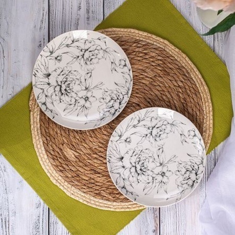 Тарелка десертная PEONIA 20см - фото 5