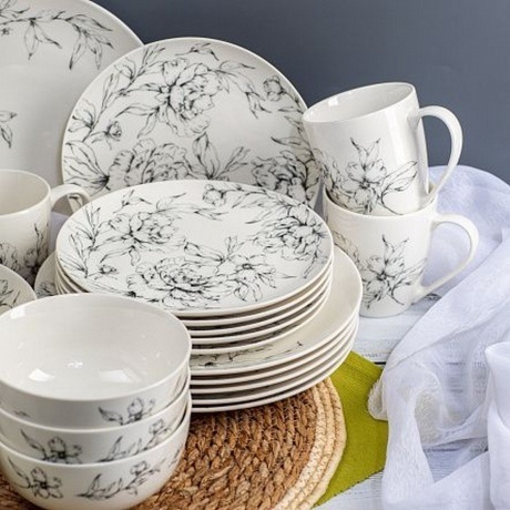 Тарелка десертная PEONIA 20см - фото 7