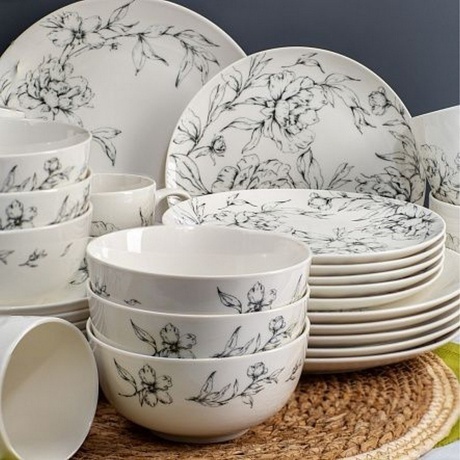 Тарелка десертная PEONIA 20см - фото 8