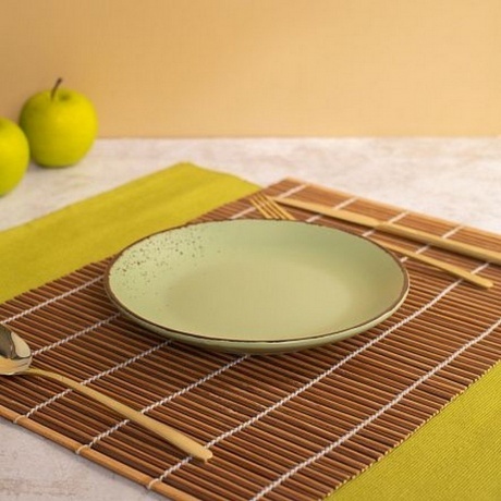 Тарелка десертная OH!SPLASH зеленый 19см - фото 6