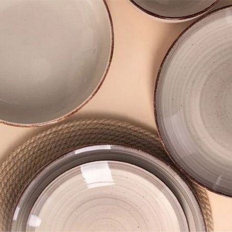 Тарелка десертная MOOD кофейный 19см - фото 9