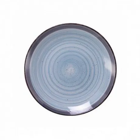 Тарелка десертная MOOD дымчато-голубой 19см
